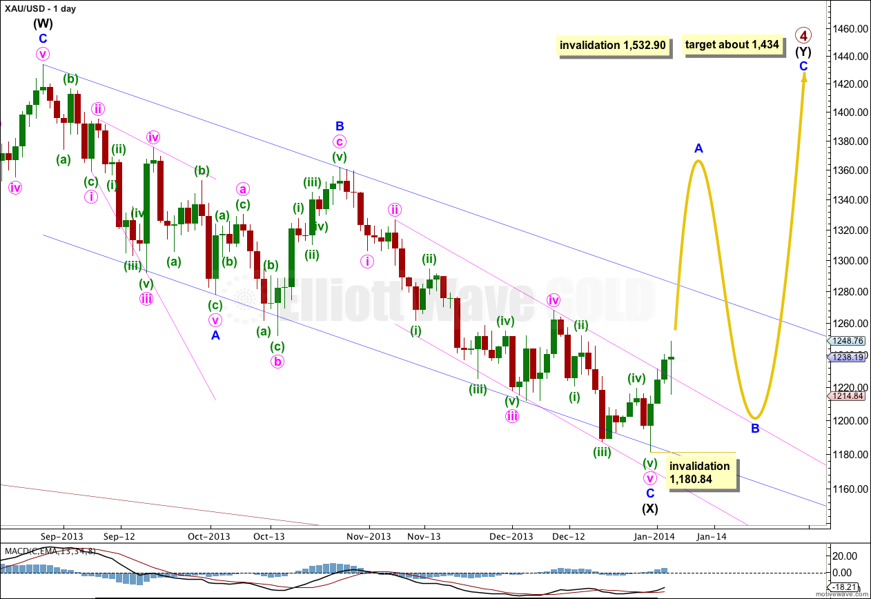 Gold Elliott Wave Charts