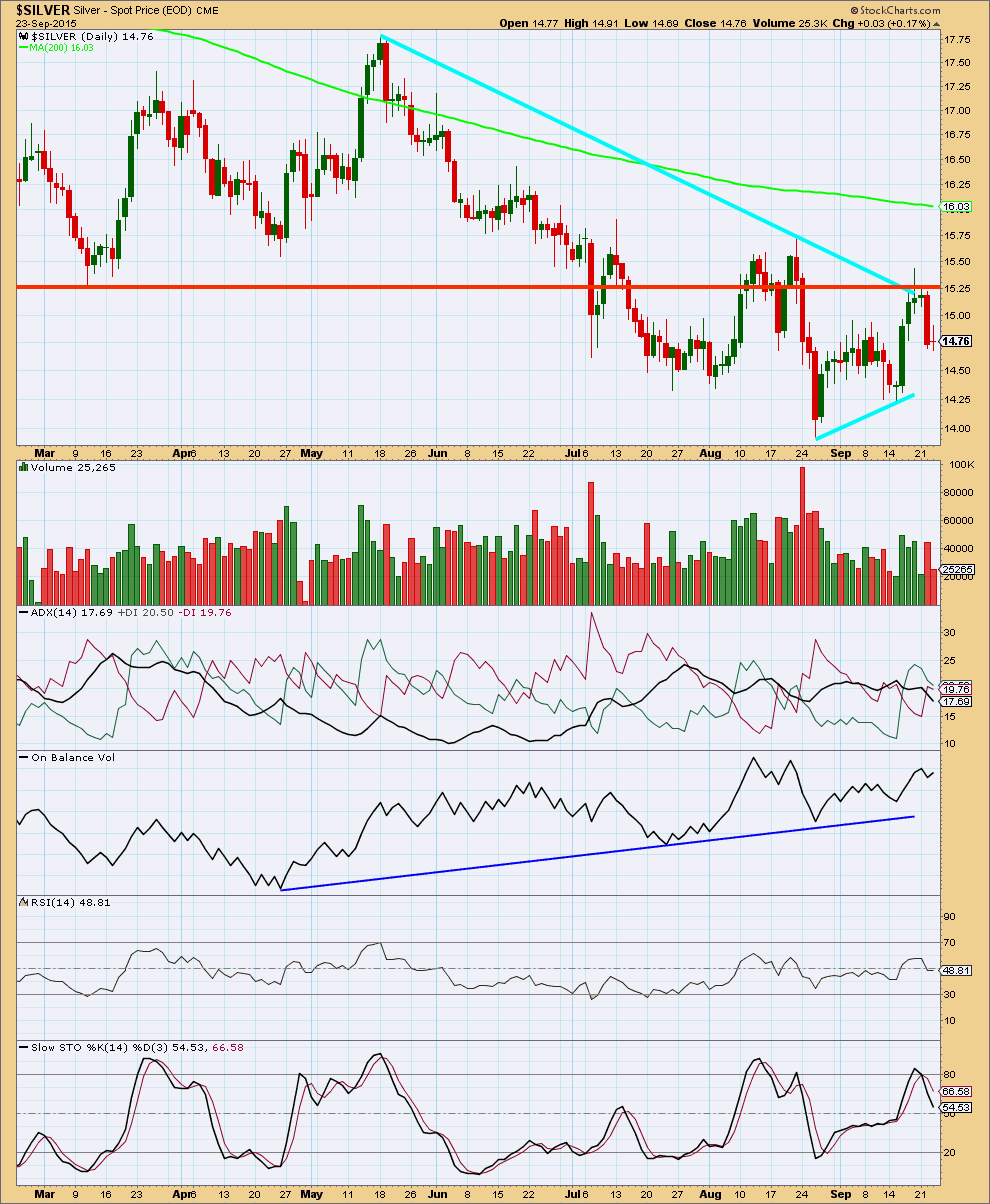 Silver Chart Daily 2015
