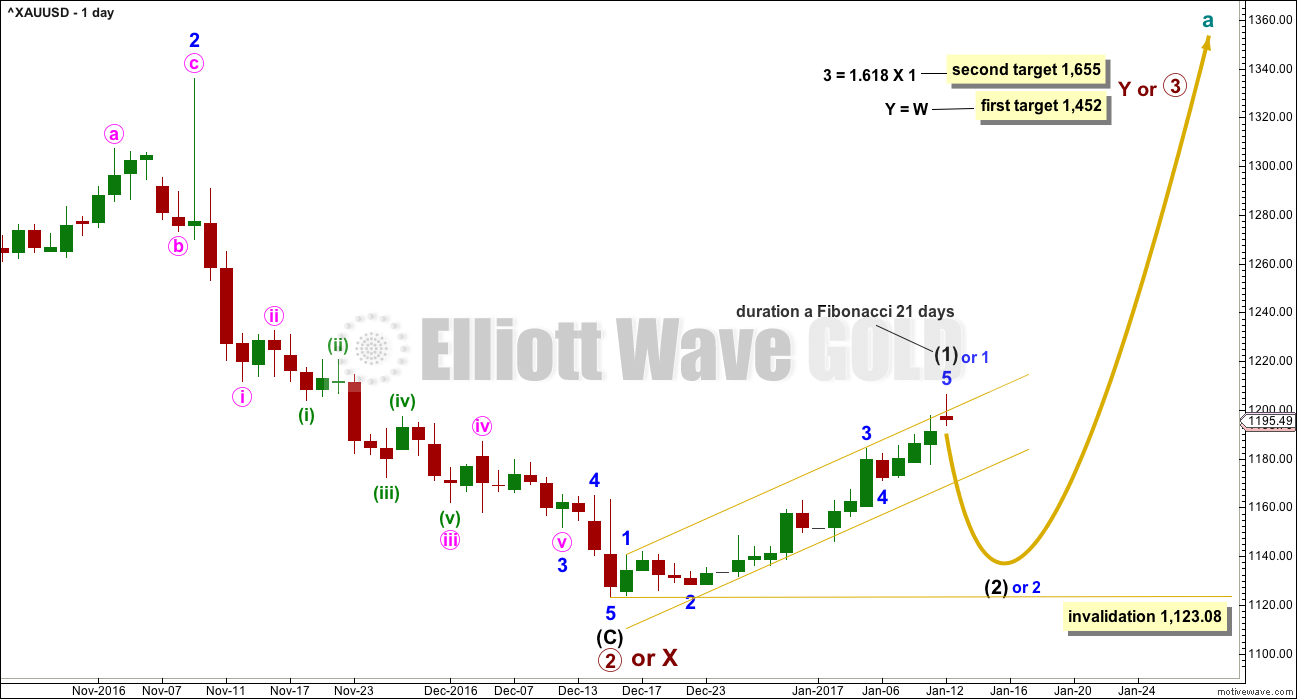 Elliott Wave Gold Chart