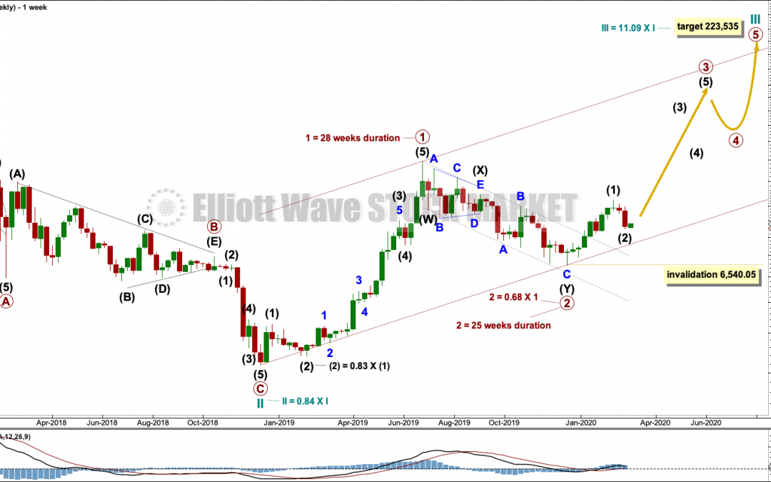 BTCUSD: Elliott Wave and Technical Analysis | Charts – March 25, 2020